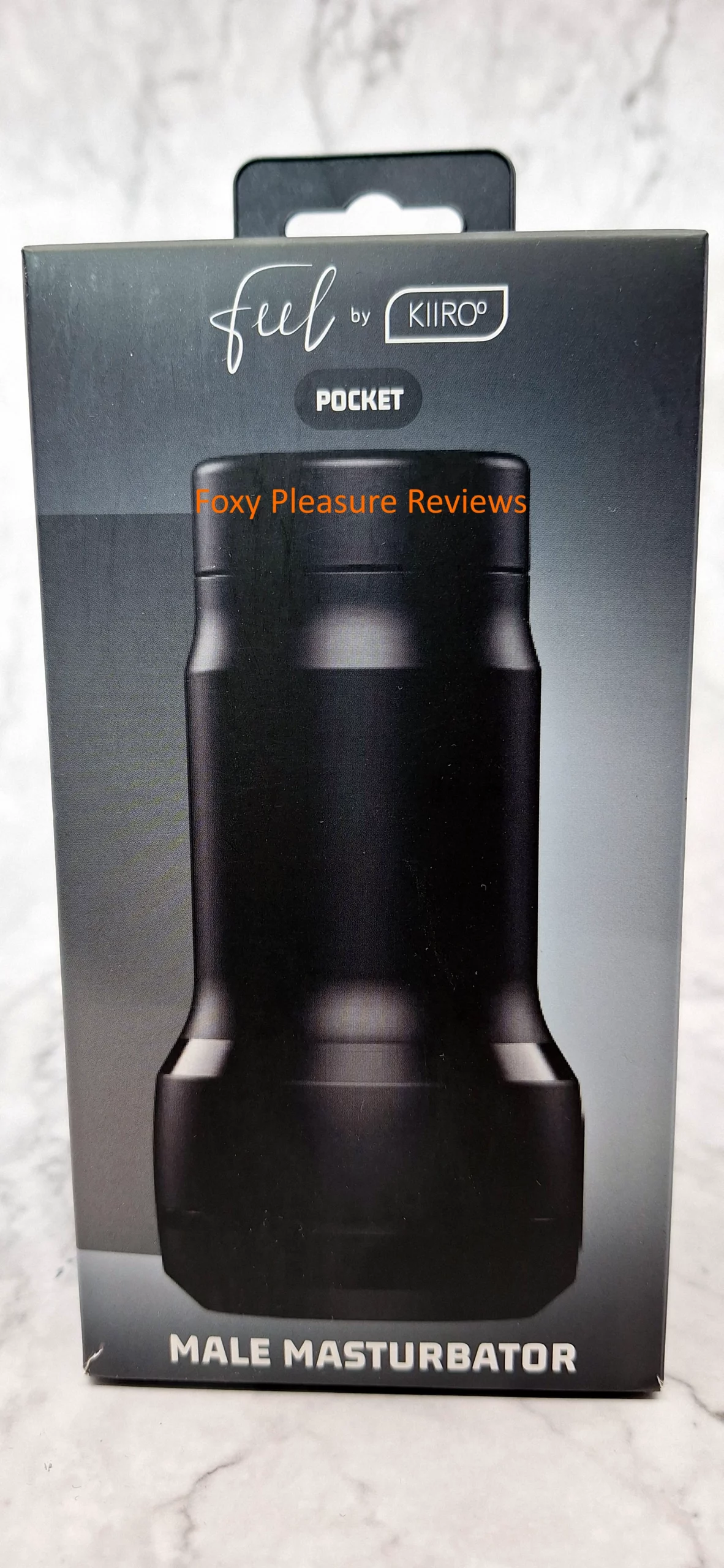 Front side of the FeelPocket package showing the ASB case.