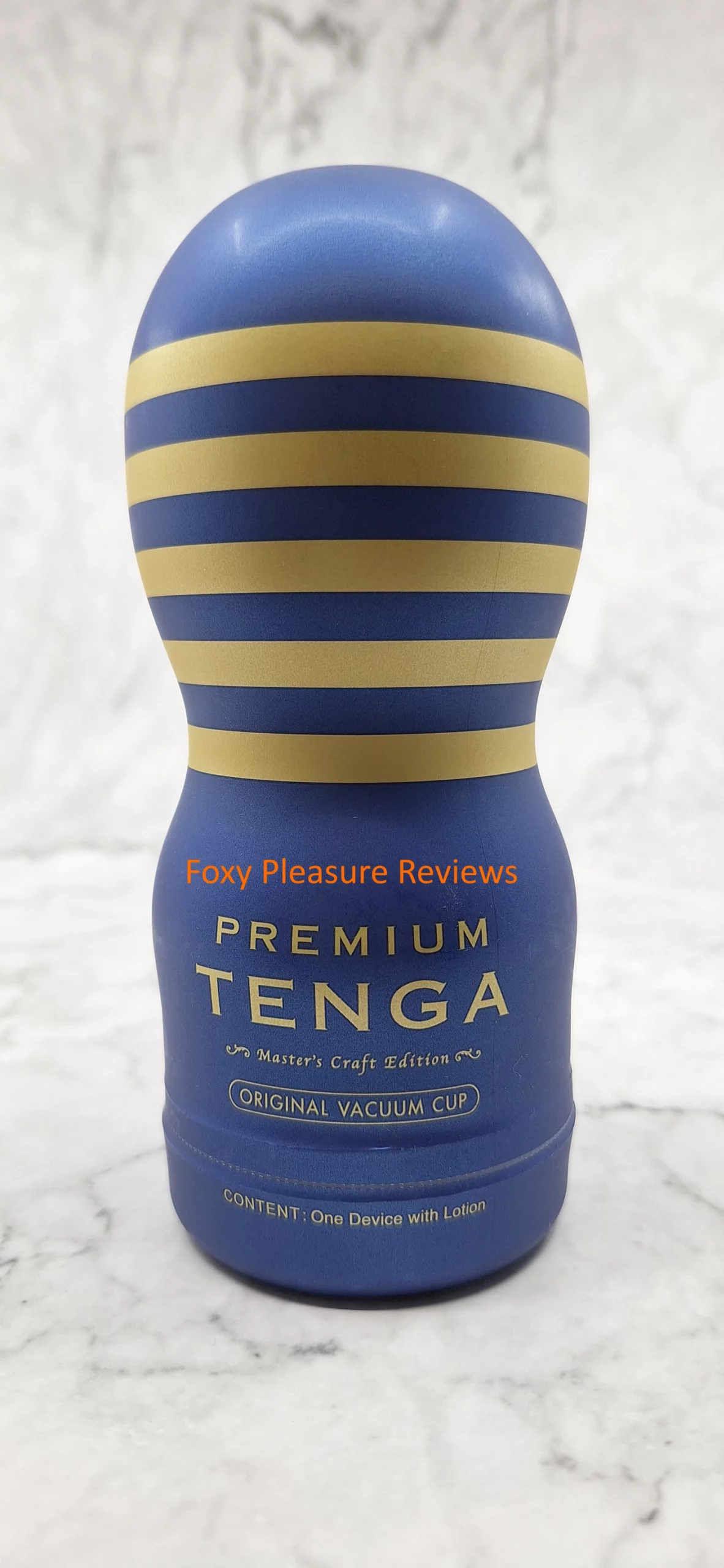 Front side of the Premium Tenga Original Vacuum Cup