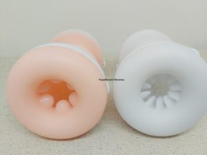 Front view of the two Lulu's sheaths