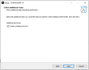 Syncplayer installation