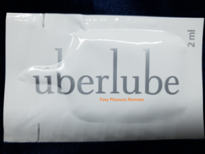 Front view of a 2mL unidose of Überlube